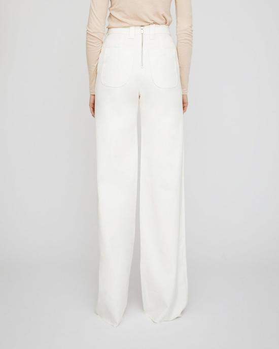  INGA-LENA 스트레이트 팬츠 잉가 레나 햄퍼스 팬츠 아이보리 - OTHER BRANDS