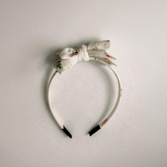  [키즈] Piper&Cloth 헤어 액세서리 키즈 파이퍼앤클로스 쓰리 리틀 보우즈 헤어밴드 마틴 오 자르댕 - PIPER&CLOTH