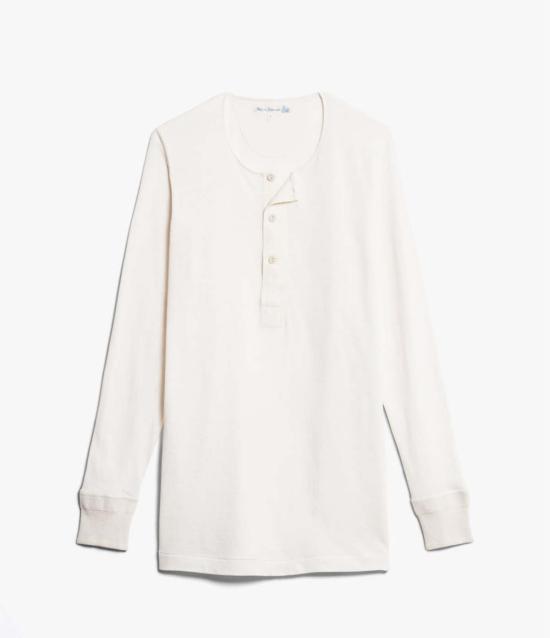  메르츠 비 슈바넨 폴로 티셔츠 메르츠 B. 슈바넨 102 루프 휠드 헨리 셔츠 5.5온스 클래식 핏