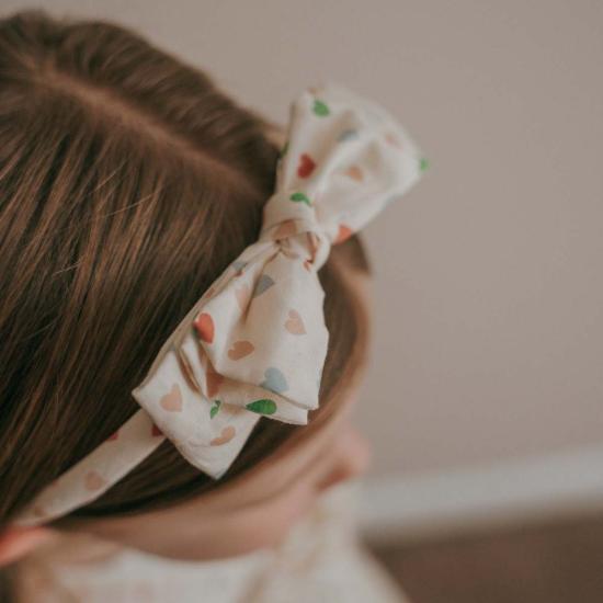  [키즈] Piper&Cloth 헤어 액세서리 파이퍼앤클로스 키즈 쓰리 리틀 보우 헤어밴드 - PIPER&CLOTH