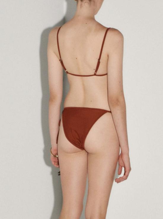  하케아 비키니 수영복 빔 타이 비키니 하의 블랙 - HAKEA