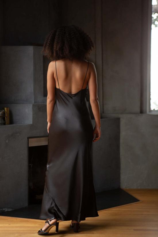  에리카 타노브 롱 원피스 에리카 타노프 탈룰라 실크 샤르뫼즈 가운 - ERICA TANOV