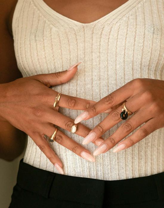  클레드 반지 도넛 드롭링 골드/실버 - CLED