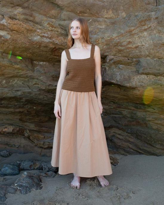  Honest Cotton 롱 스커트 어니스트 코튼 팔머 스커트