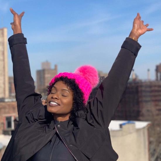  미샤램퍼트 모자 미샤 램퍼트 마젠타 비니 폼스터 + 마젠타 Xl 폼 - MISCHA LAMPERT