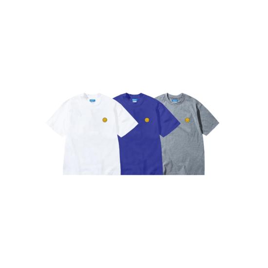  마켓 반팔 티셔츠 스마일리 스튜디오 티셔츠 3팩