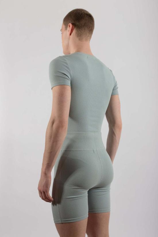  FANG 숏팬츠 팡 에센셜 골지 바이커 쇼츠 베이비 블루 - OTHER BRANDS