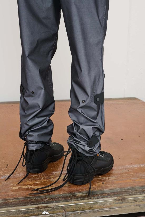  쥐알텐케이 스트레이트 팬츠 Gr10 K Wr 농촌 바지 실버 그레이 - GR10K