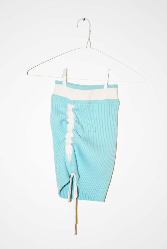  주주 숏 스커트 지우기우 논나 미니스커트 주페 - GIU GIU