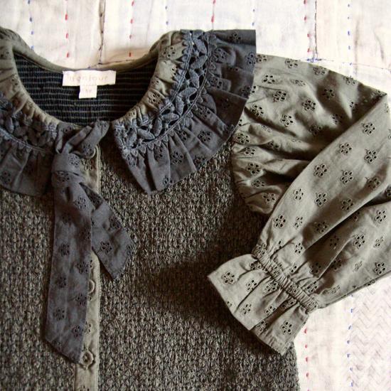  [키즈] 봉주르 원피스 키즈 봉쥬르 타이 튜닉 드레스 카키 그린 - BONJOUR