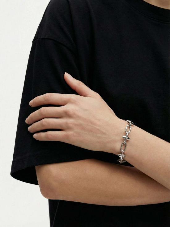  레이어스 팔찌 스파이크 브레이슬릿 실버 - LLAYERS