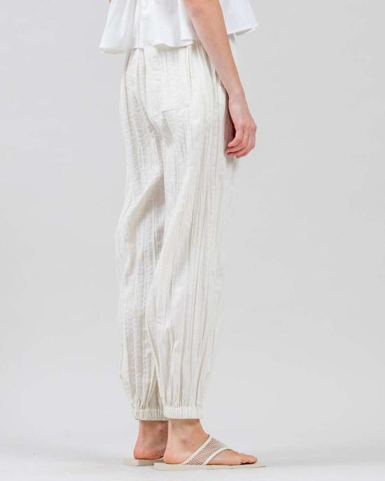  토잇 볼랑 스트레이트 팬츠 토잇 볼란트 리브라 코튼 포플린 팬츠 화이트 - TOIT VOLANT