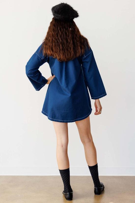  Noble 숏 원피스 노블 미니 스모크 드레스 네이비 - OTHER BRANDS