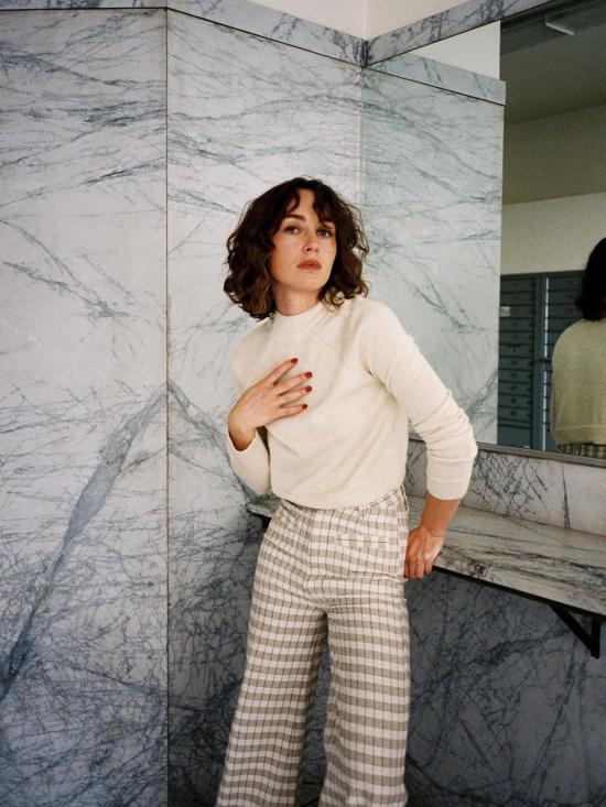  마리아 스탠리 터틀넥 알파카  스웨터 에크루 - MARIA STANLEY