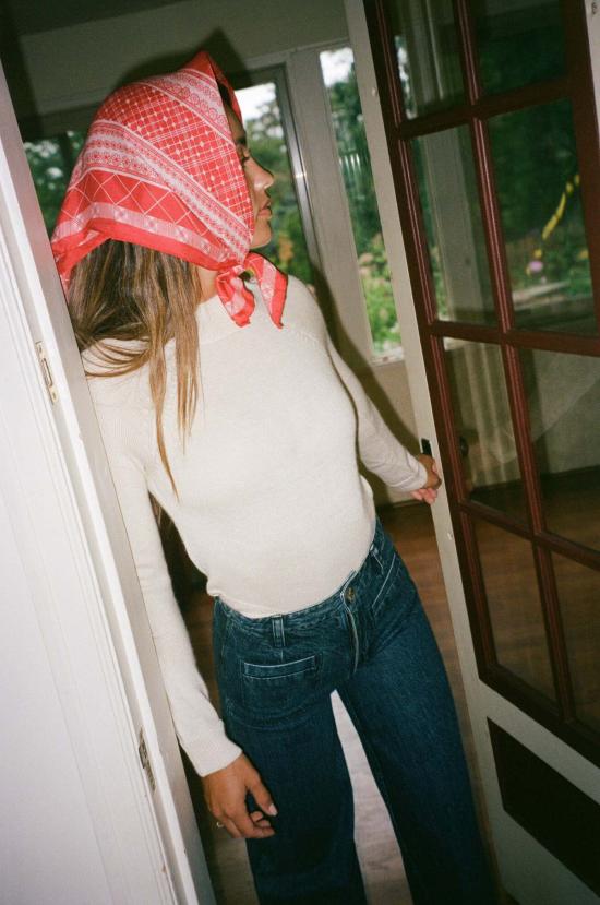  마리아 스탠리 터틀넥 알파카  스웨터 에크루 - MARIA STANLEY