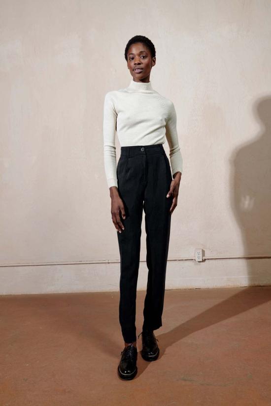  마리아 스탠리 터틀넥 알파카  스웨터 에크루 - MARIA STANLEY