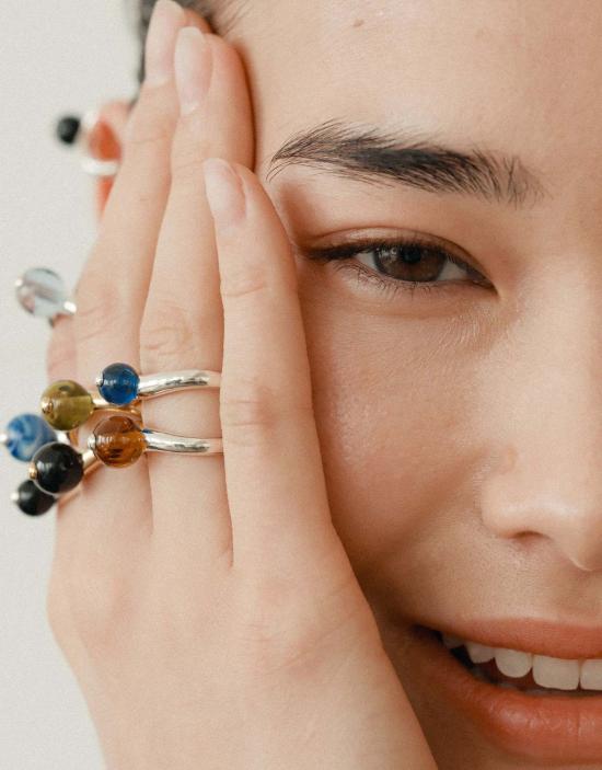  클레드 반지 스몰 피 커브 링 - CLED