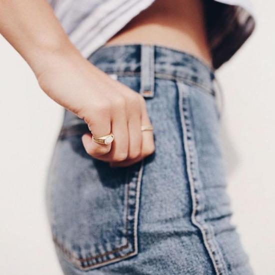  타린 토마스 반지 #Babesintt 아티 화이트 자개