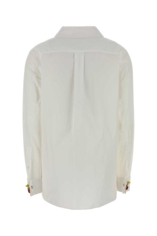  로에베 셔츠 포플린 셔츠 화이트 - LOEWE
