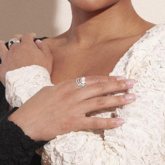  린지 루이스 주얼리 반지 스웨이 링 스털링 실버 - LINDSAY LEWIS JEWELRY