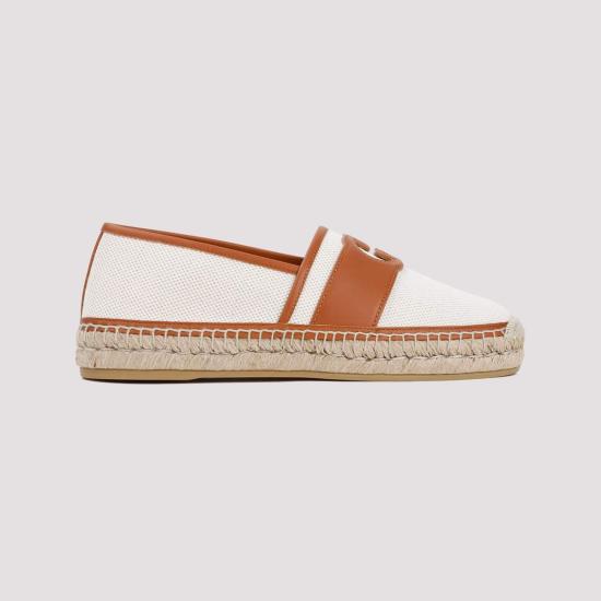  구찌 샌들 로고 컷아웃 에스파드리유 베이지 내추럴 - GUCCI