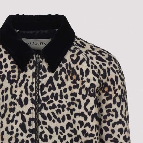  발렌티노 가라바니 봄버 자켓 Valentino Animalier 울 재킷 멀티컬러 Animalier - VALENTINO GARAVANI