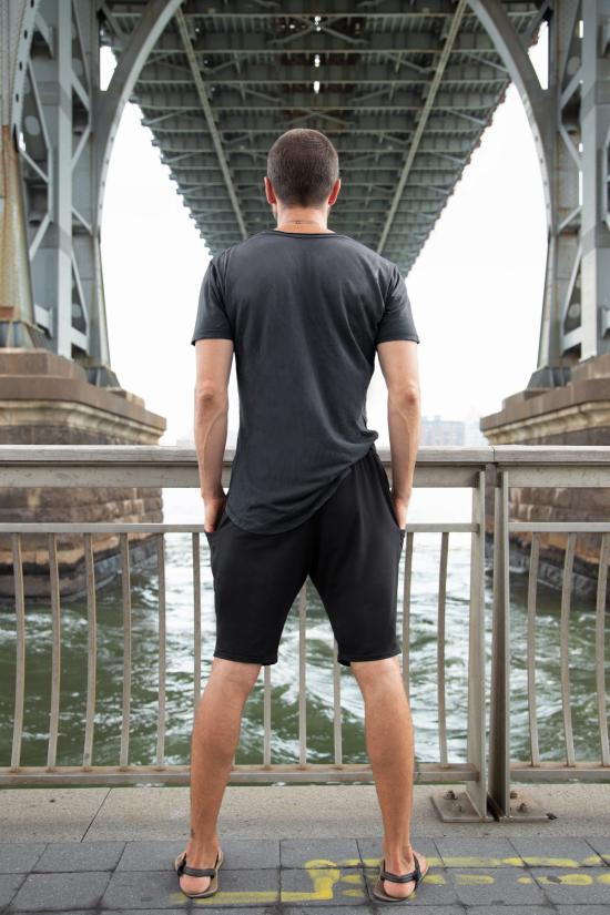  Crow Collective 숏팬츠 크로우 콜렉티브 저니 쇼츠 피치 블랙 - OTHER BRANDS