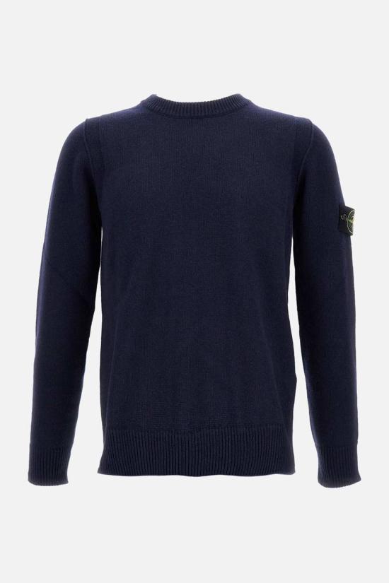  스톤 아일랜드 스웨터 니트웨어 크루넥  블루