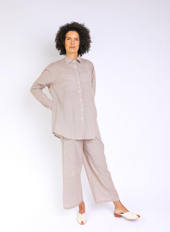  Seek Collective 스트레이트 팬츠 Novel Pants Fawn - OTHER BRANDS