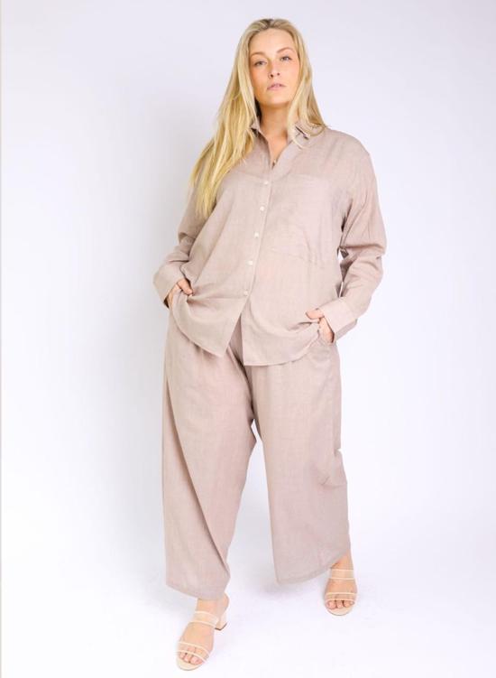  Seek Collective 스트레이트 팬츠 Novel Pants Fawn - OTHER BRANDS