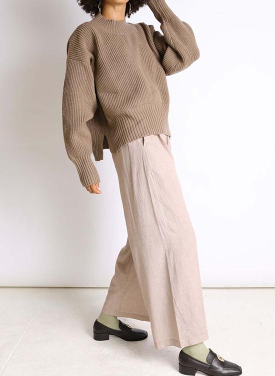  Seek Collective 스트레이트 팬츠 Novel Pants Fawn - OTHER BRANDS