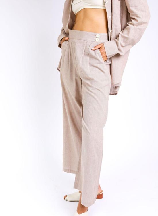  Seek Collective 스트레이트 팬츠 Novel Pants Fawn - OTHER BRANDS