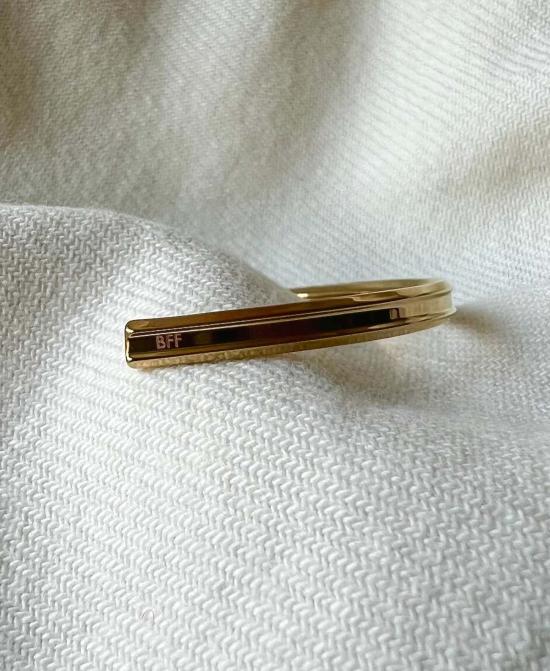  핸섬 브레이슬릿 핸드즘 BFF 커프 브라스