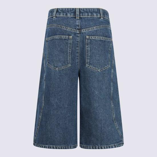  지방시 데님 팬츠 블루 코튼 데님 진 - GIVENCHY