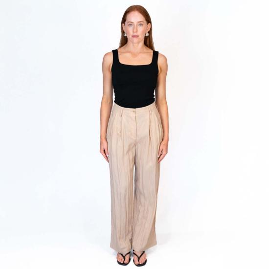  다웨이 스트레이트 팬츠 T25 팬츠 더스티 핑크 - DAWEI