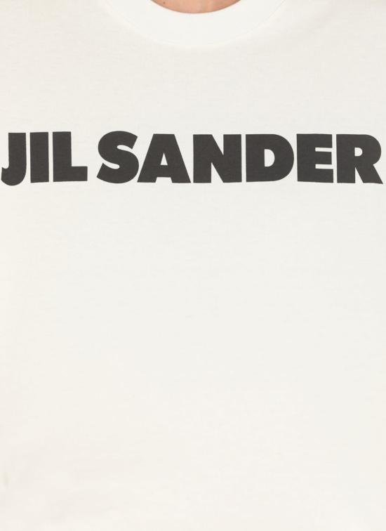  질샌더 반팔 티셔츠 질 샌더 시그니처 티셔츠 화이트 - JIL SANDER