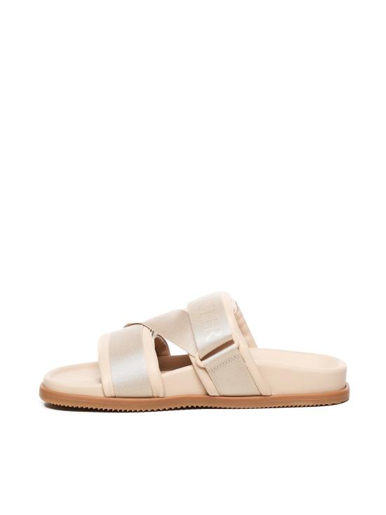  몽클레어 뮬/슬리퍼 몽클레르 몽 썸머 슬라이드 라이트 핑크 - MONCLER