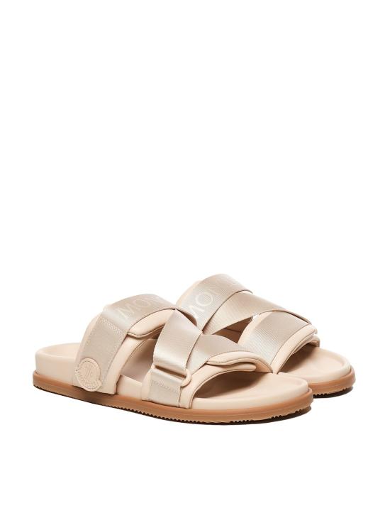  몽클레어 뮬/슬리퍼 몽클레르 몽 썸머 슬라이드 라이트 핑크 - MONCLER