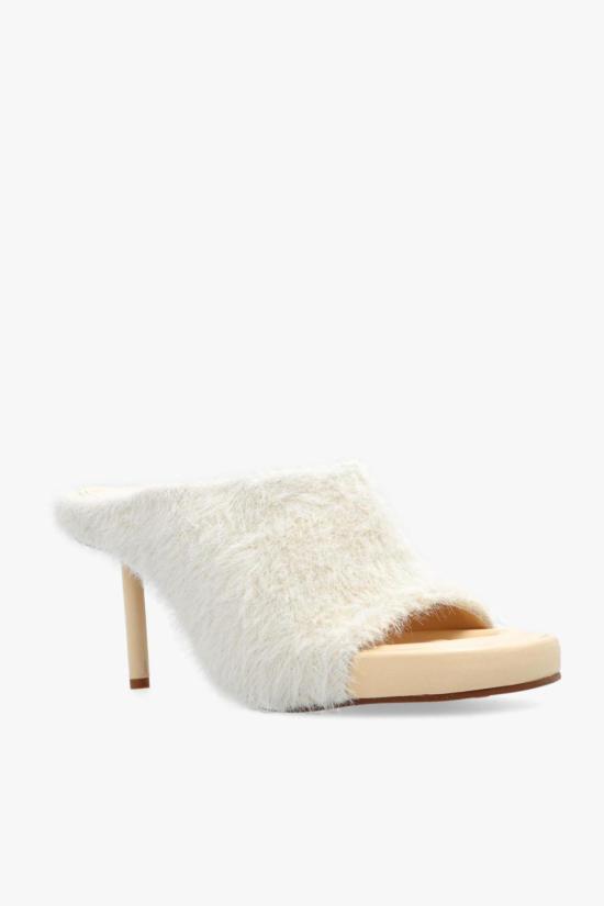  자크뮈스 뮬/슬리퍼 누볼라 힐드 뮬 화이트 - JACQUEMUS