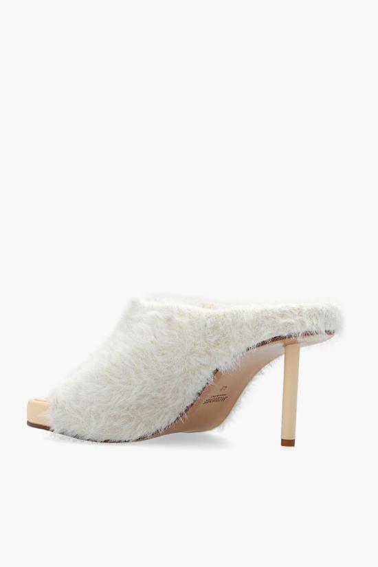  자크뮈스 뮬/슬리퍼 누볼라 힐드 뮬 화이트 - JACQUEMUS