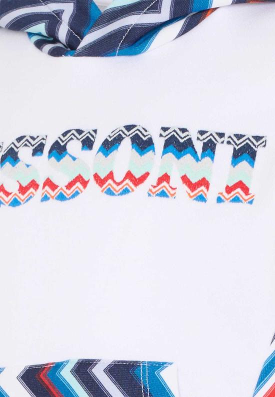  [키즈] 미소니 풀오버 미쏘니 키즈 스웨트셔츠 화이트 - MISSONI