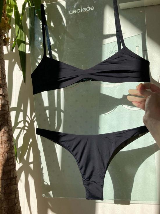  Haight 비키니 수영복 헤이트 모니카 비키니 탑 블랙 - OTHER BRANDS