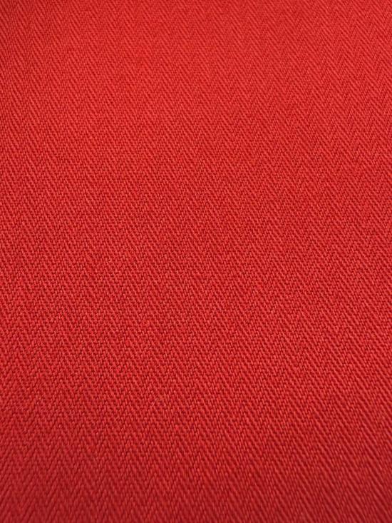  안나 발렌티나 데님 팬츠 비비안 플레어 팬츠 레드 헤링본 - ANNA VALENTINA