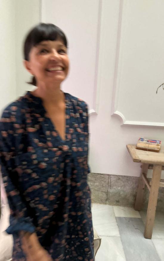  투 롱 원피스 플로럴 다부 포켓 카프탄 - TWO