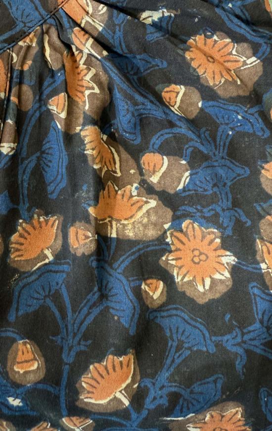  투 롱 원피스 플로럴 다부 포켓 카프탄 - TWO