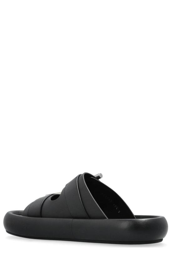  알렉산더 맥퀸 샌들 가죽  블랙/실버 - ALEXANDER MCQUEEN