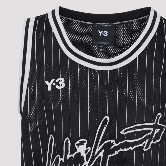  와이쓰리 민소매 티셔츠 Y3 엘리트 5 농구 J 탱크탑 블랙 - Y-3