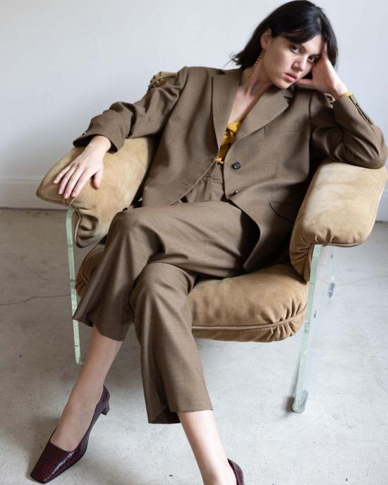  파리 데사이 수트 자켓 세로프 블레이저