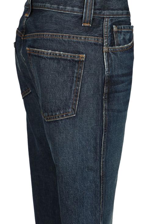  케이트 데님 팬츠 카이트 칼럼 진 랜싱 - KHAITE