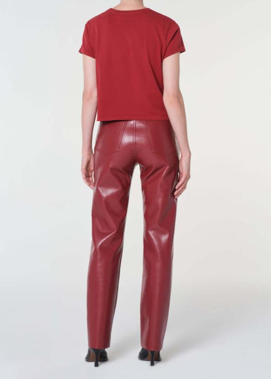  에이골디 데님 팬츠 아골드 90년대 핀치 웨이스트 롱 팬츠 브릭 - AGOLDE